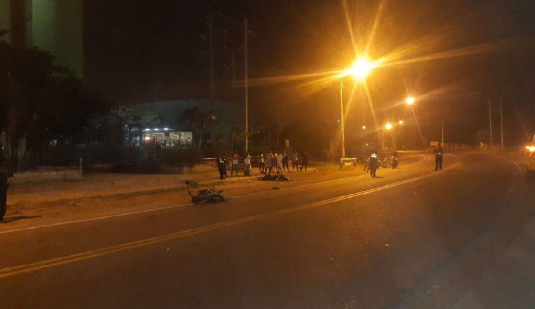 El siniestro se presentó en el kilómetro 6 del sector industrial de Mamonal