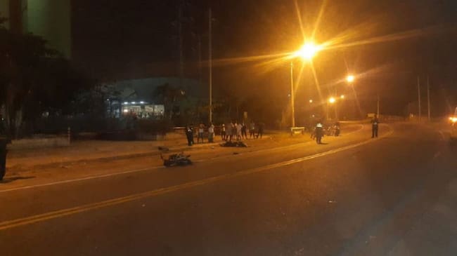 El siniestro se presentó en el kilómetro 6 del sector industrial de Mamonal