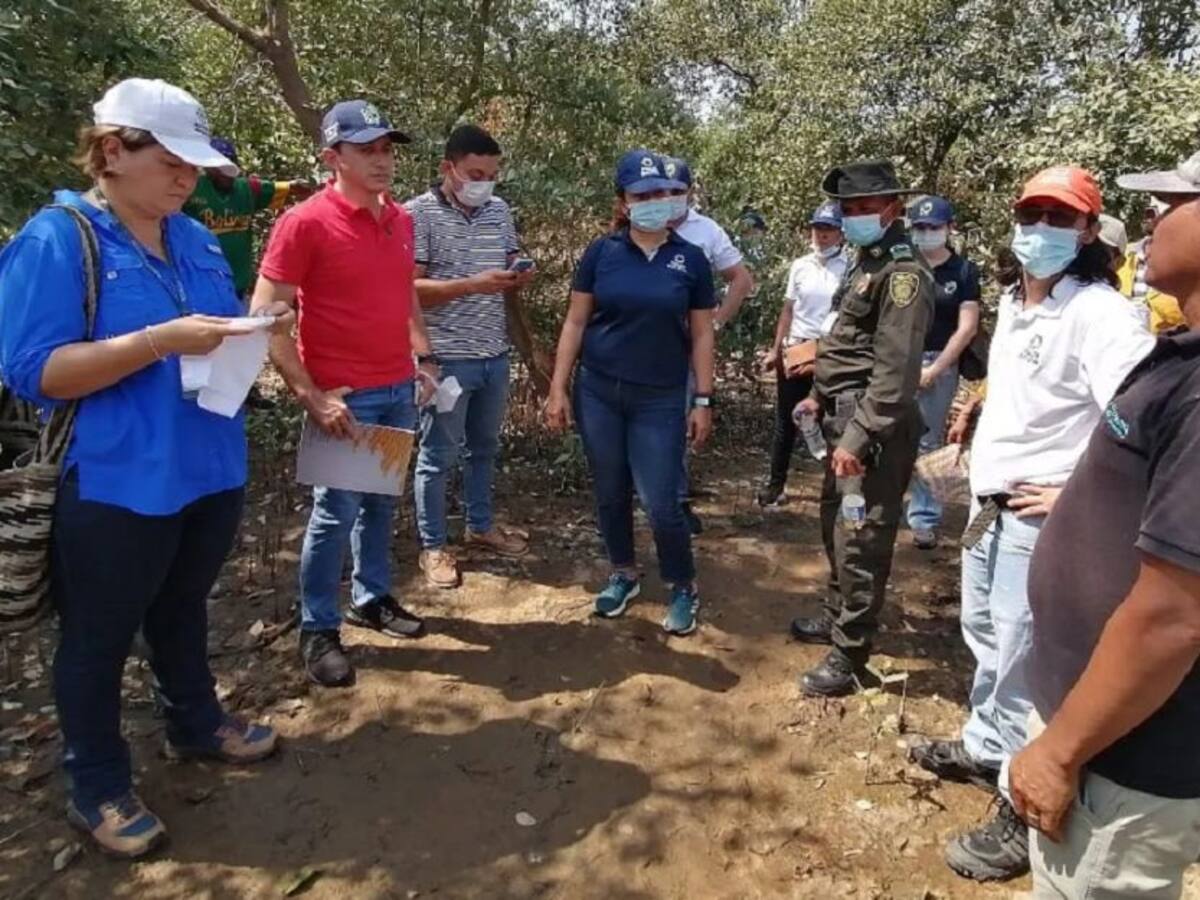 Autoridades realizaron recorrido en borde urbano de la Ciénaga de La Virgen