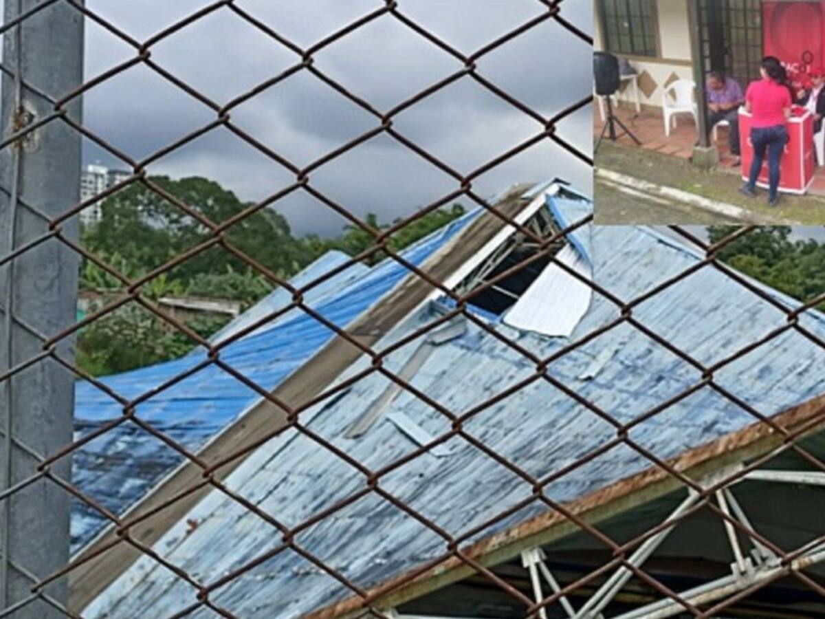 Abandono total en el coliseo del barrio La Patria de Armenia:Líderes