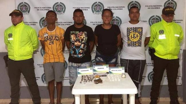 En el procedimiento se incautaron 152 dosis de base de coca y 230 de marihuana lista para ser comercializadas