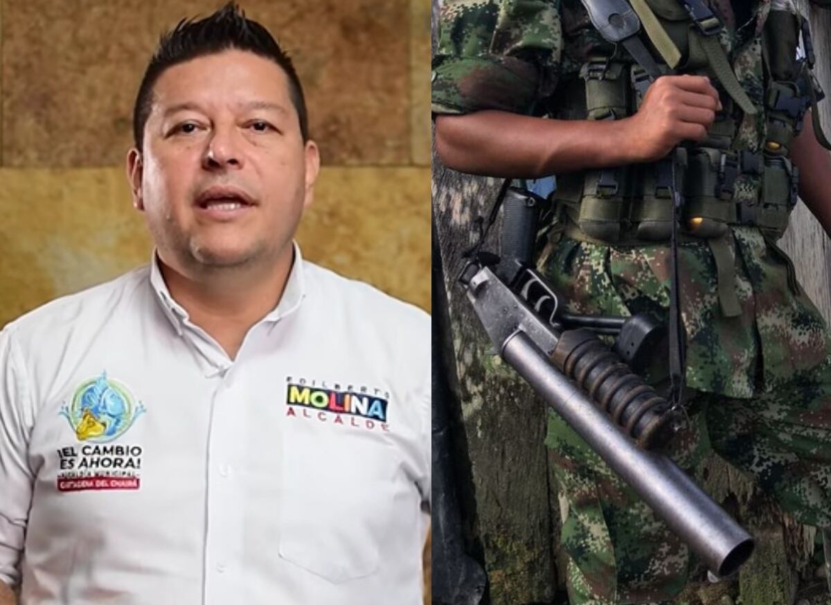 Edilberto Molina, alcalde de Cartagena del Chairá | Fotos: Redes Edilberto Molina y Colprensa