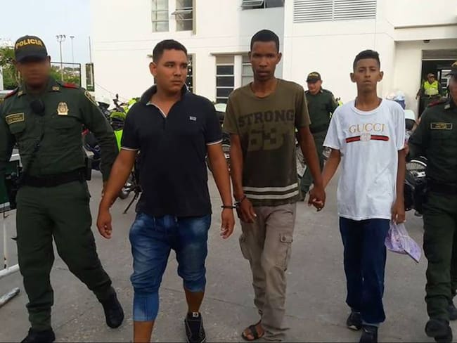 Cuatro capturados por homicidio y porte de armas en Cartagena
