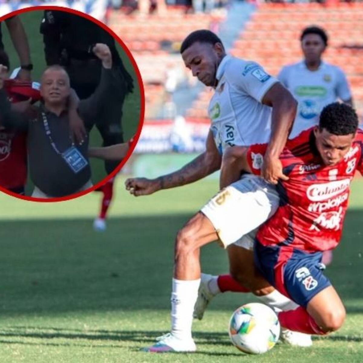 Video: Indignación en los hinchas del Medellín por gestos de Raúl Giraldo tras eliminación
