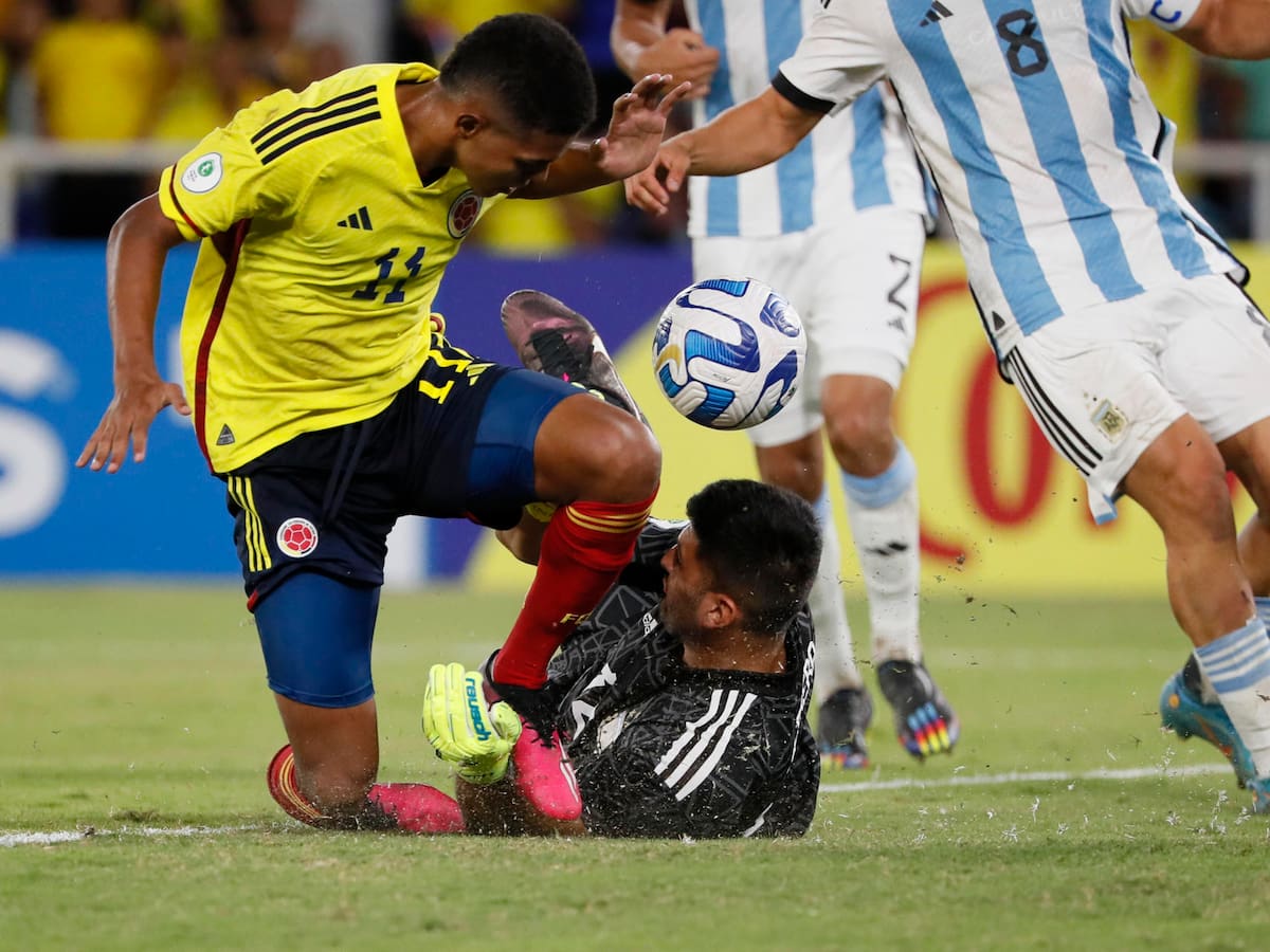 ¿Quién es Ricardo Caraballo, delantero de Selección Colombia Sub-20? Su experiencia