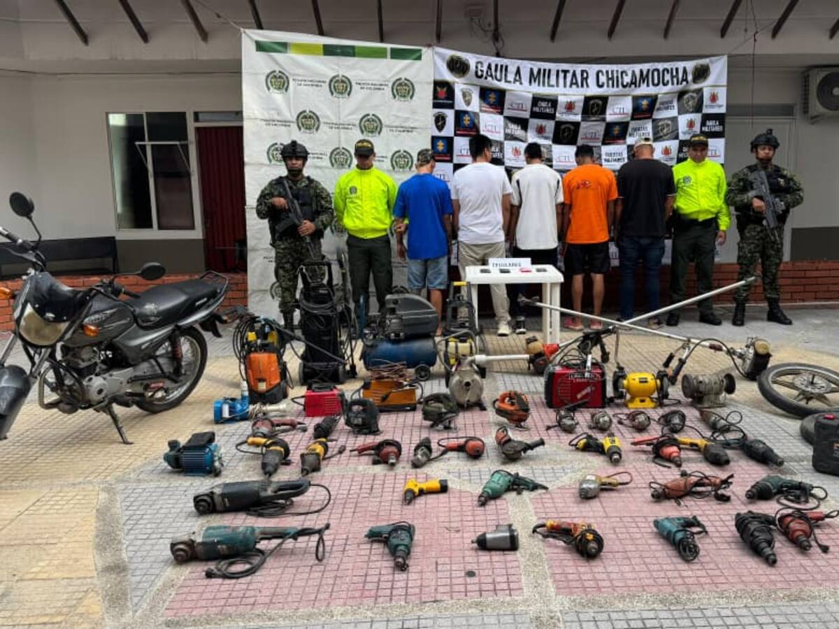 Desarticulan el grupo delincuencial “Los Tiburones” dedicado al hurto de fincas en Santander