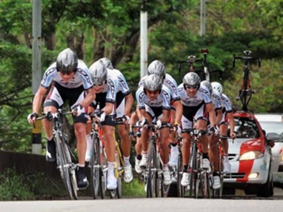 El equipo GW Shimano se impuso en la primera fracción de la Vuelta a Antioquia