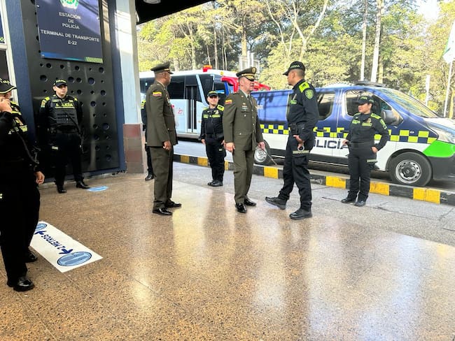 Generales de la Policía se toman Bogotá