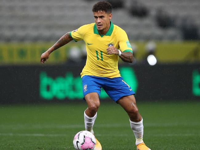 Coutinho regresa a la selección de Brasil para el duelo ante Colombia.