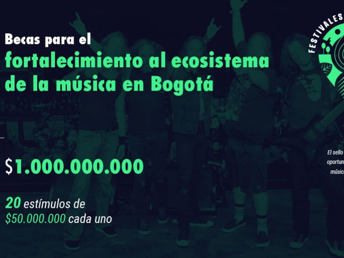 Se entregarán $1.000 millones en estímulos para la música en Bogotá