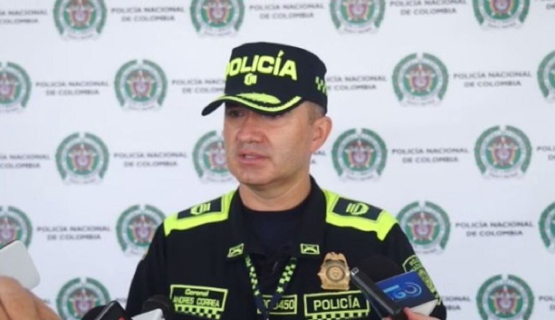 Coronel Carlos Correa Rodríguez, comandante de la Policía en Sucre.