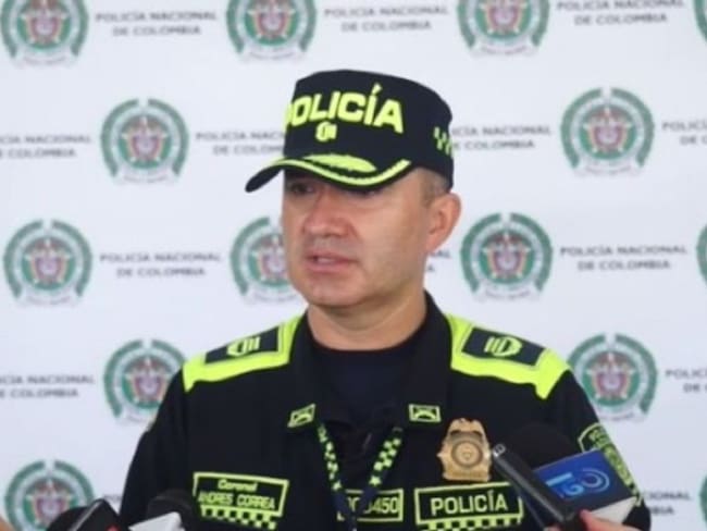 Coronel Carlos Correa Rodríguez, comandante de la Policía en Sucre.