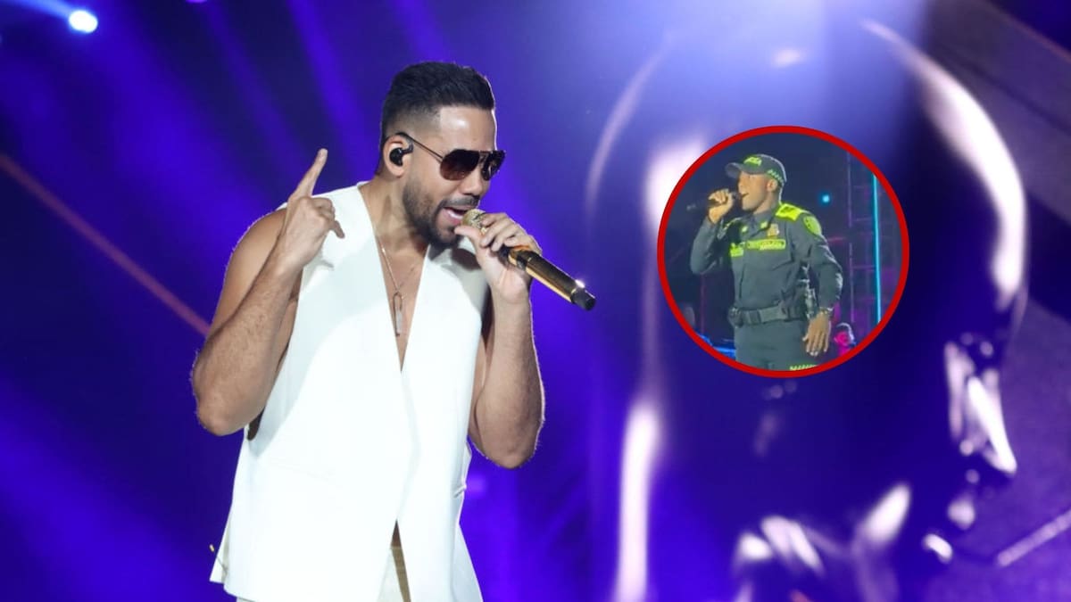 “Hice quedar en alto a la institución”: patrullero que cantó con Romeo Santos en Medellín