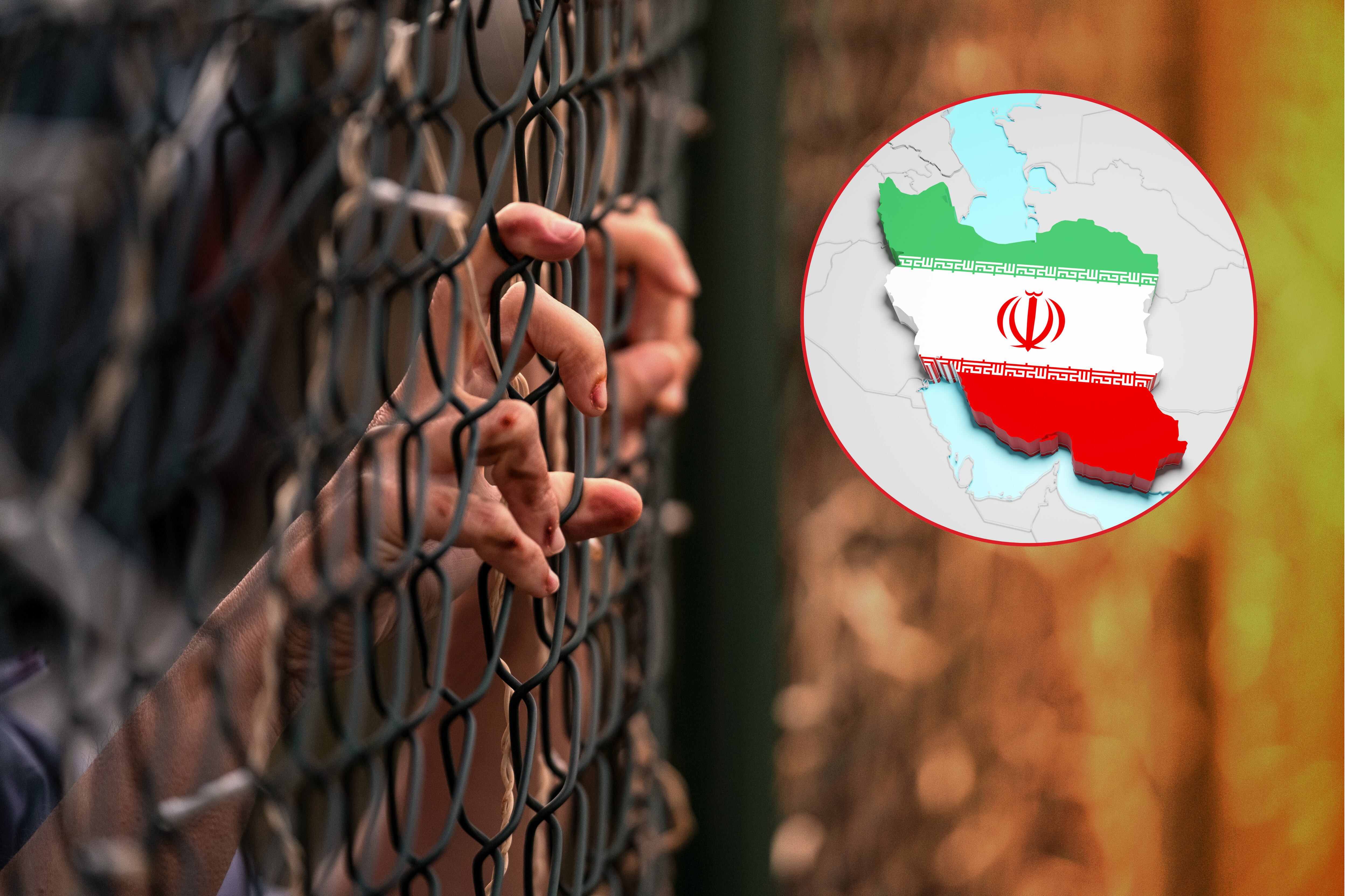 Imagen de referencia. Mujer en prisión - Bandera Irán: Getty Images.