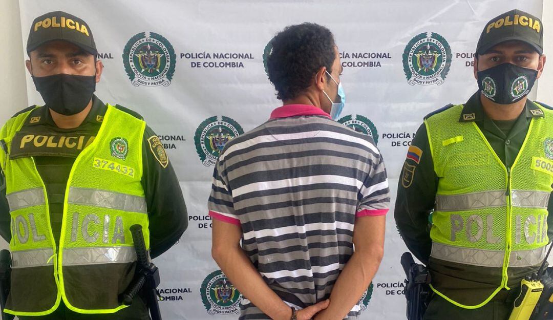 Capturado por el presunto delito de violencia intrafamiliar