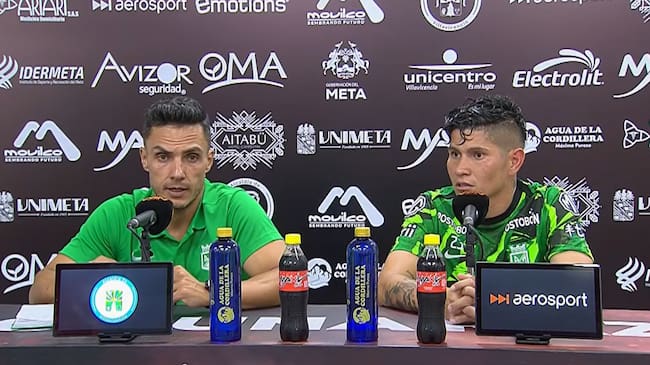 Lucas González y Jorman Campuzano en rueda de prensa / Captura de pantalla