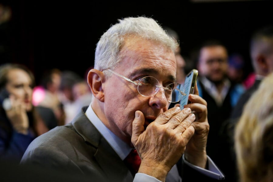 Expresidente Álvaro Uribe. Foto: Colprensa.