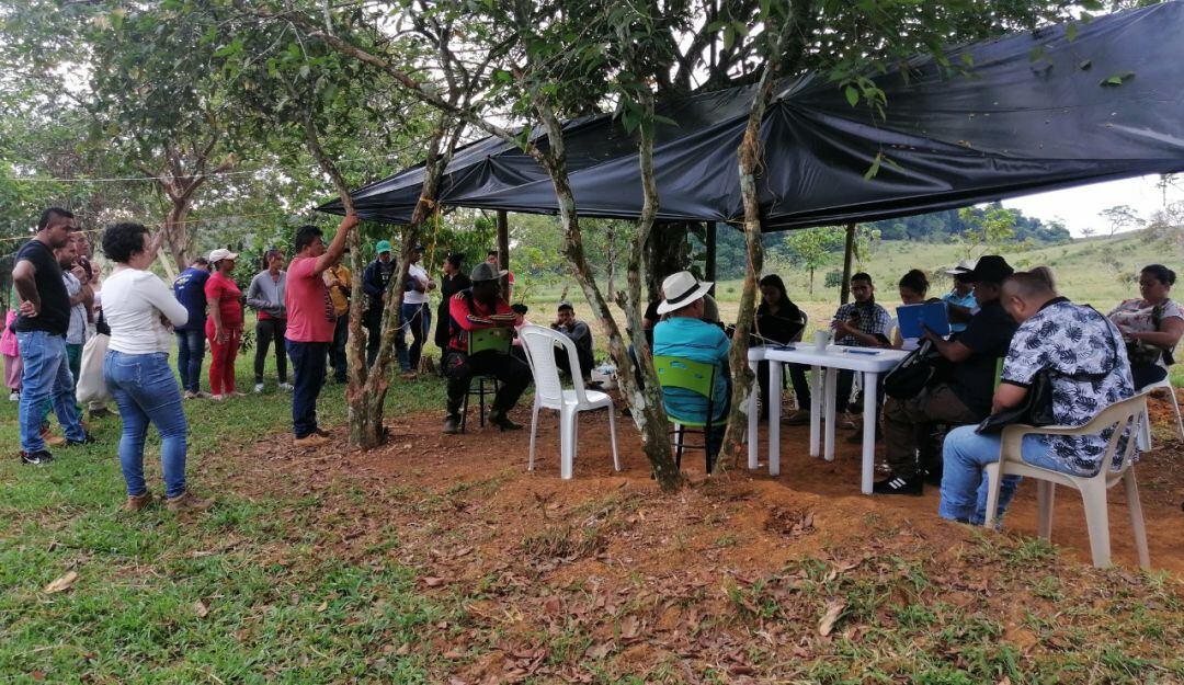 Los excombatientes indican que desde el pasado 27 de diciembre hasta hoy, no cuentan con el servicio de agua potable en el lugar. f
