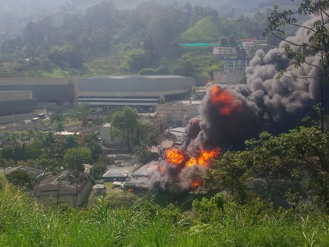 Incendio La Estrella- foto cortesía