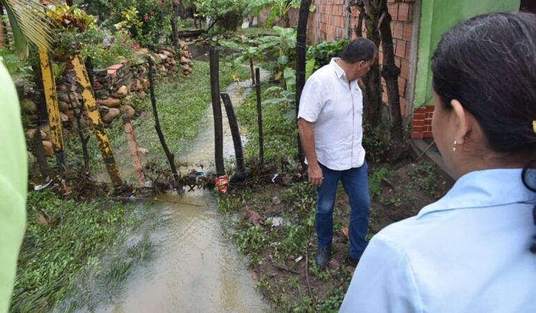 Casas construidas en las laderas de las quebradas