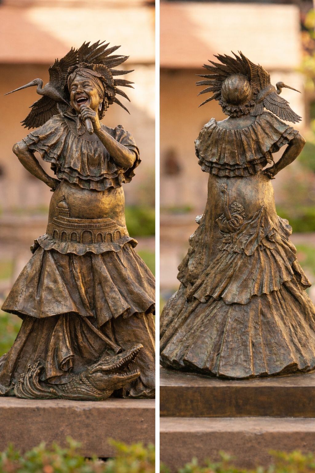 Escultura que pondrán en la Calle de la Frescura, en Mompox. // Gobernación de Bolívar