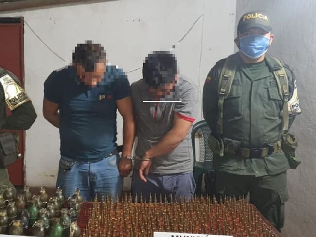 Encuentran granadas y munición en Nariño