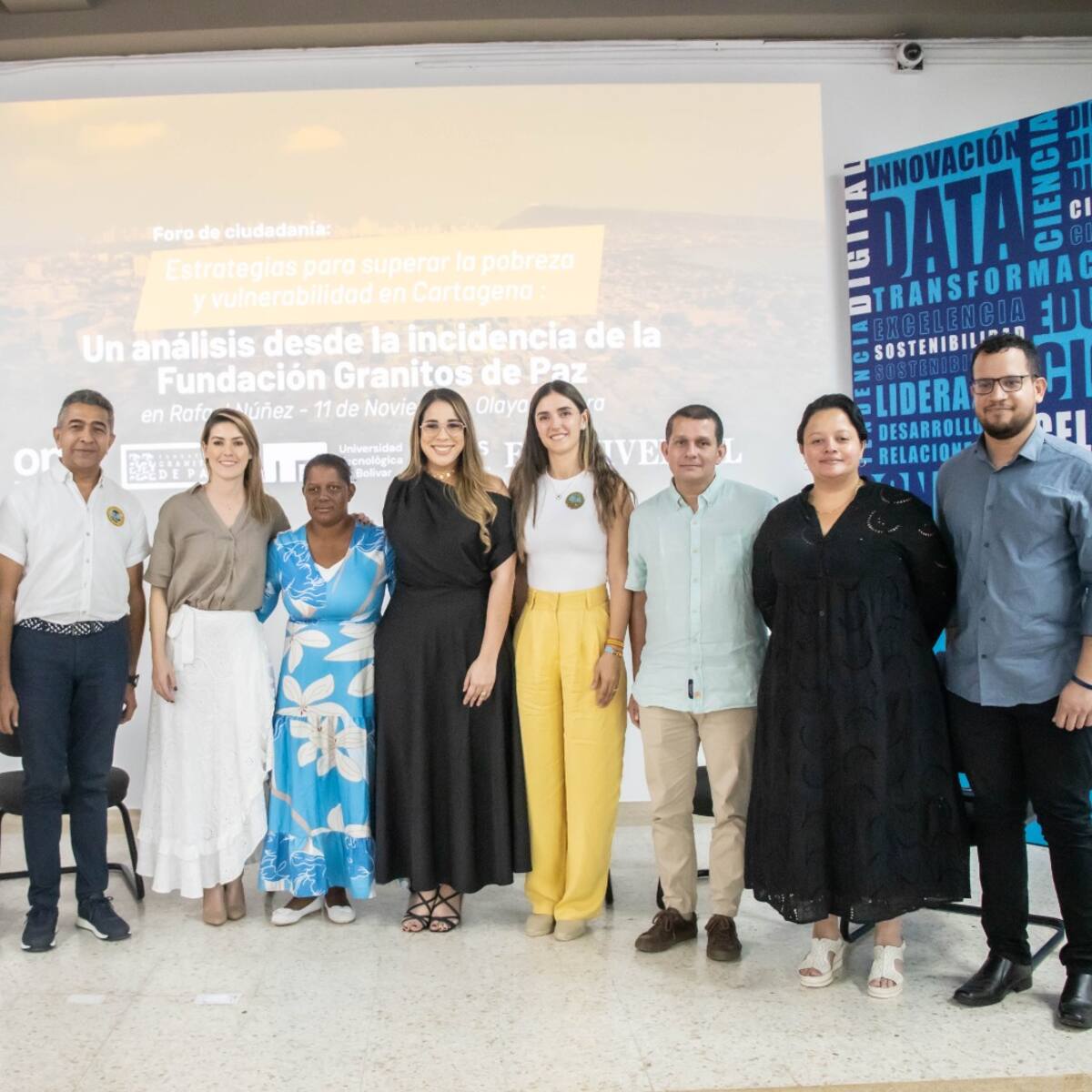 UTB y Fundación Granitos de Paz revelan resultados de calidad de vida en Cartagena