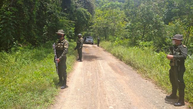 Fuerza pública acompañará jornadas de vacunación en zona rural de Montería. Foto: Policía (referencia).