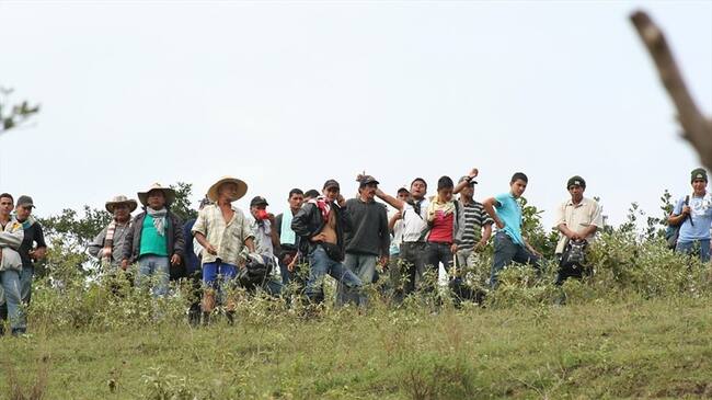 Paro agrario. Foto: Colprensa