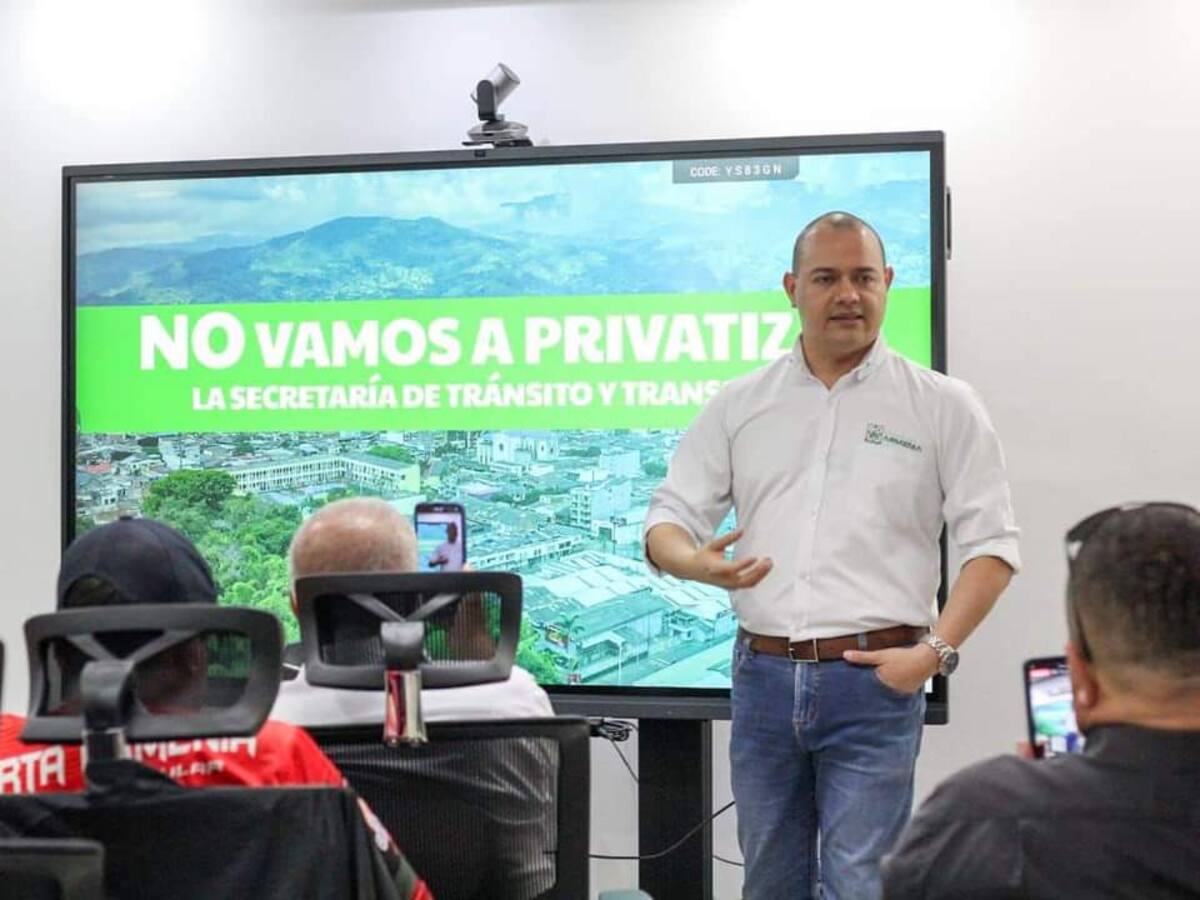 No vamos a privatizar a Setta: Daniel Jaime Castaño, secretario de tránsito de Armenia