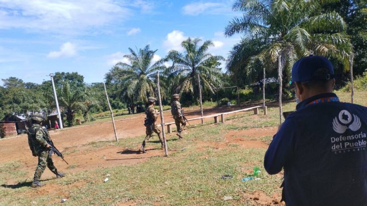 Defensor nacional habla de retención de soldados en el Catatumbo