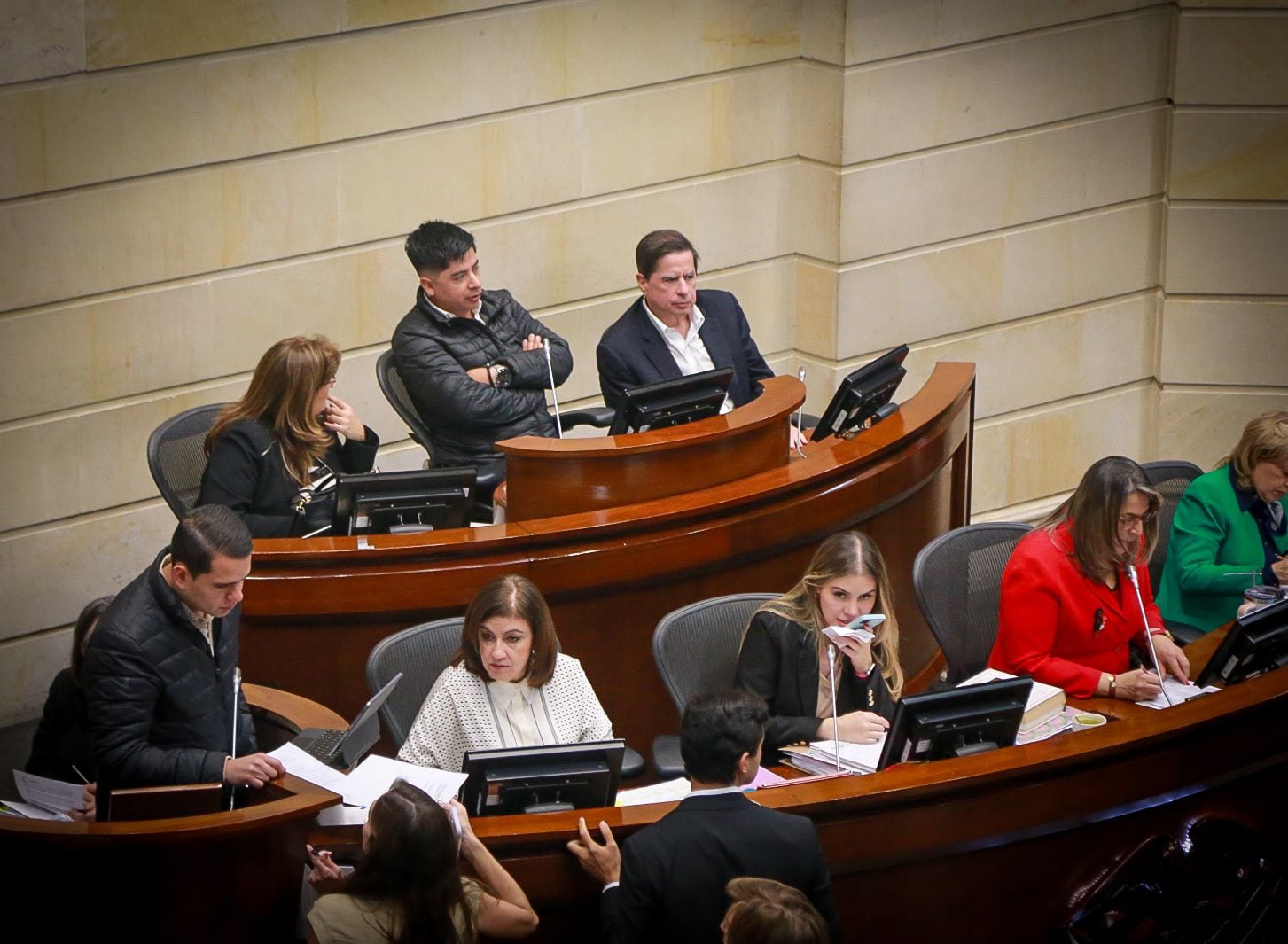 Votación del articulado del proyecto de ley que determina las competencias de la Jurisdicción Agraria Y Rural. Foto tomada de X Senado