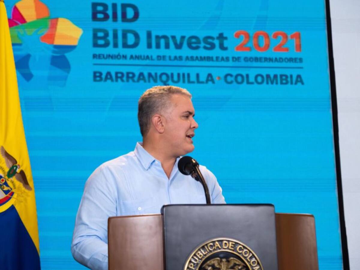 He pedido que no impongamos ningún gravamen a los productos básicos: Duque