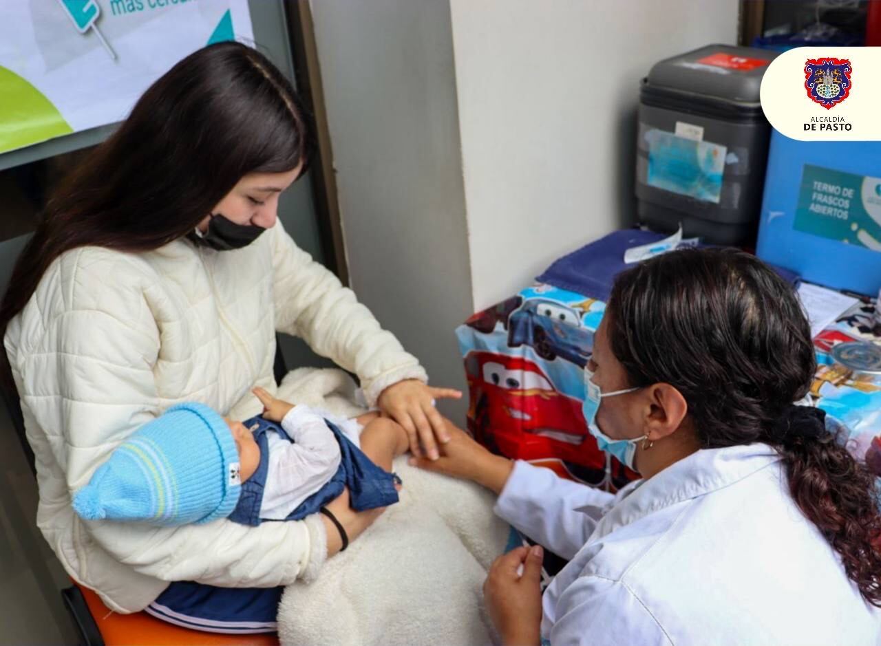 Vacunación en Pasto. Foto: Secretaría de Salud