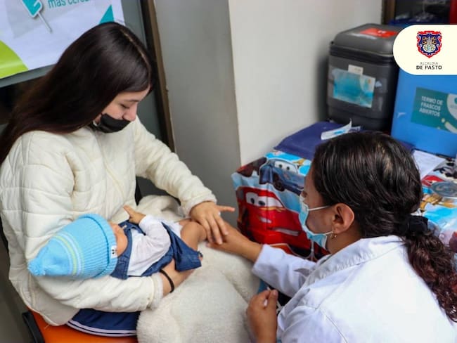 Vacunación en Pasto. Foto: Secretaría de Salud