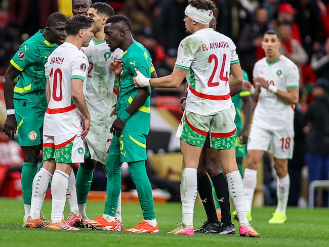 Marruecos vs. Senegal. Foto: Torbjorn Tande/DeFodi Images/DeFodi via Getty Images.