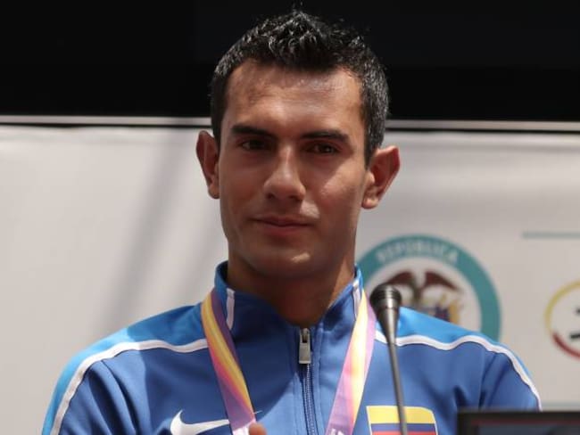 Éider Arévalo, campeón de Marcha en los Mundiales de Atletismo en Londres. 