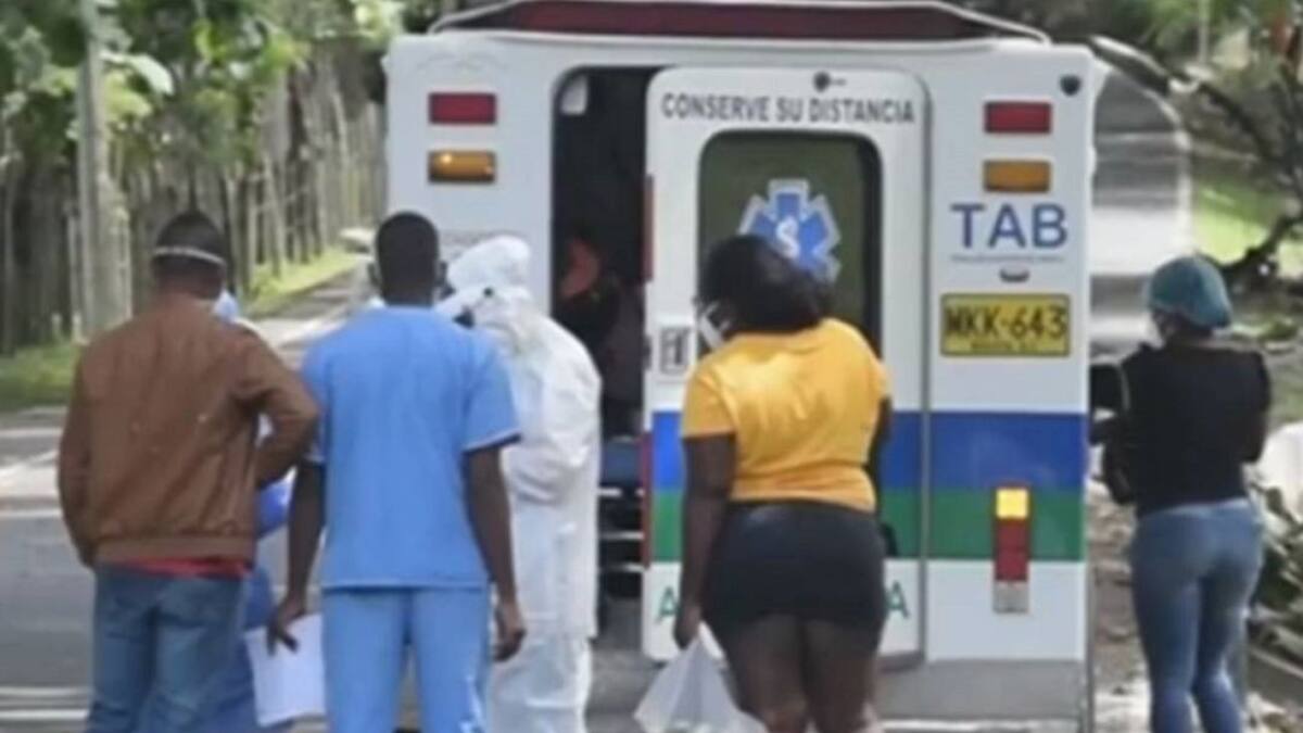 Detienen ambulancia con 8 personas, dos con COVID-19, en Salgar, Antioquia