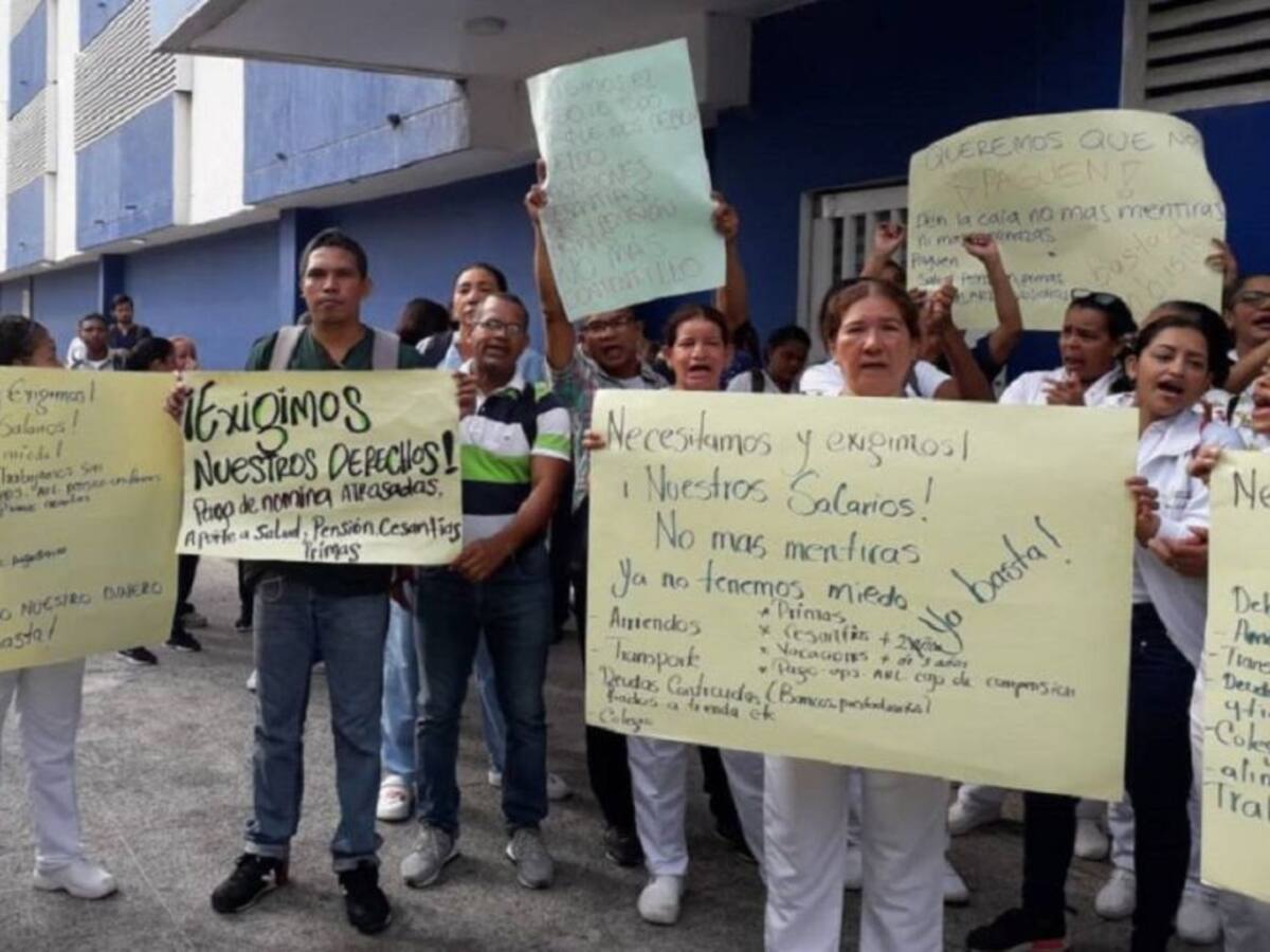 15 meses sin salarios en el Hospital Metropolitano de Barranquilla
