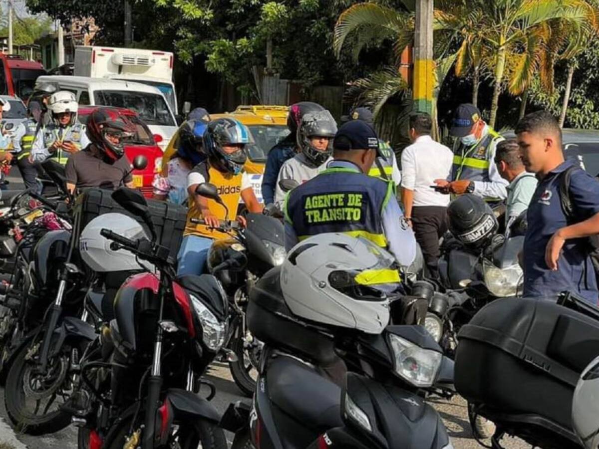 Controles a motociclistas que no cumplen con normatividad en Ibagué