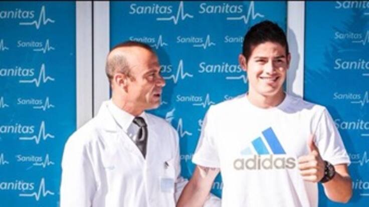 James Rodríguez ya pasó los exámenes médicos con el Real Madrid