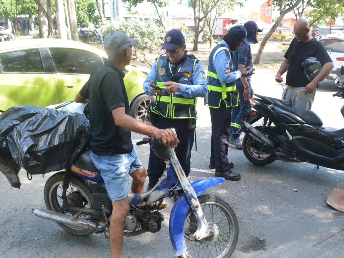 DATT inmovilizó más de 19 mil vehículos por infracciones de tránsito en 2025: el 74% fueron motos