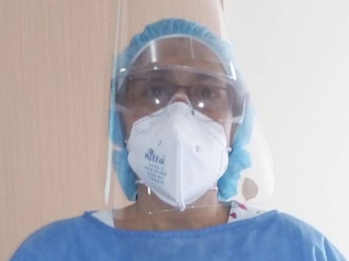 Día de la madre de una enfermera en el hospital San Rafael de Tunja