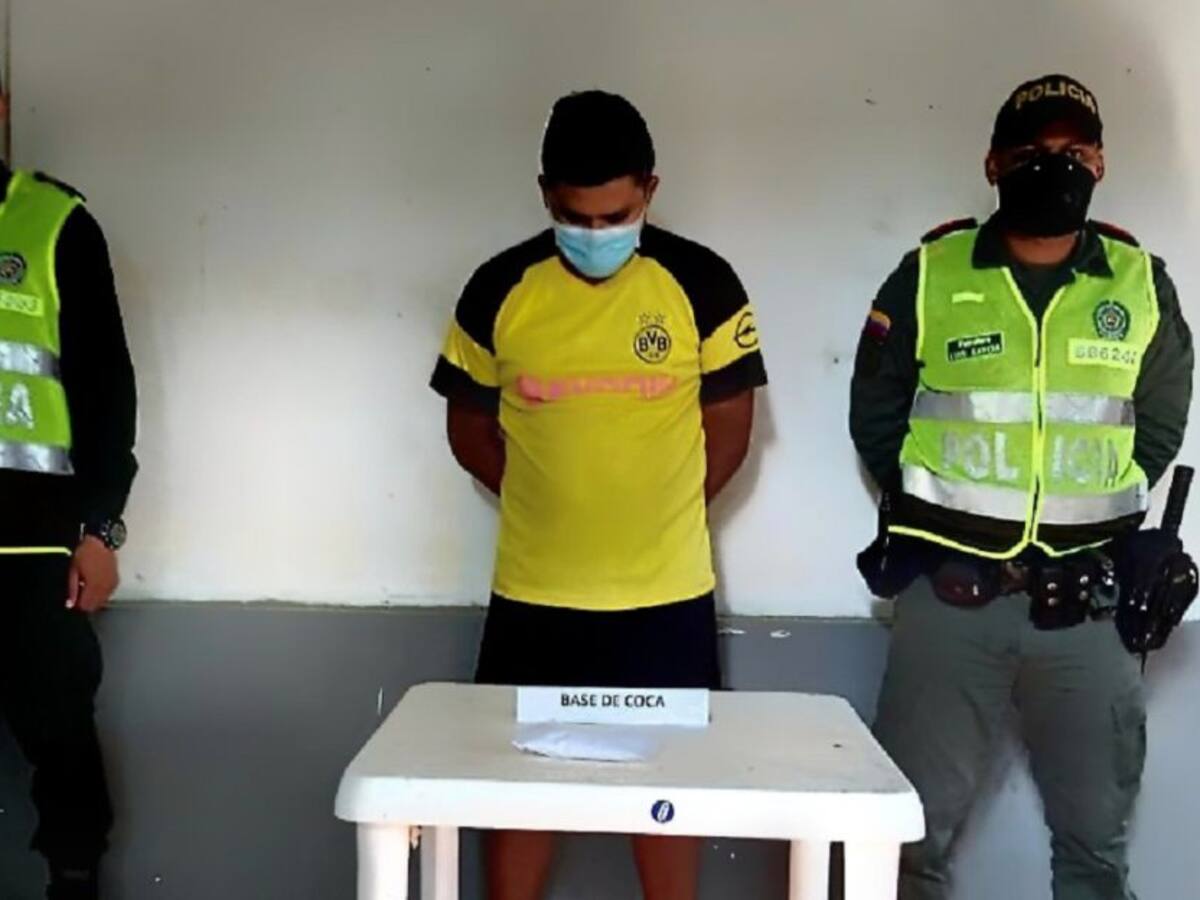 Policía captura a presunto expendedor de drogas en Bolívar