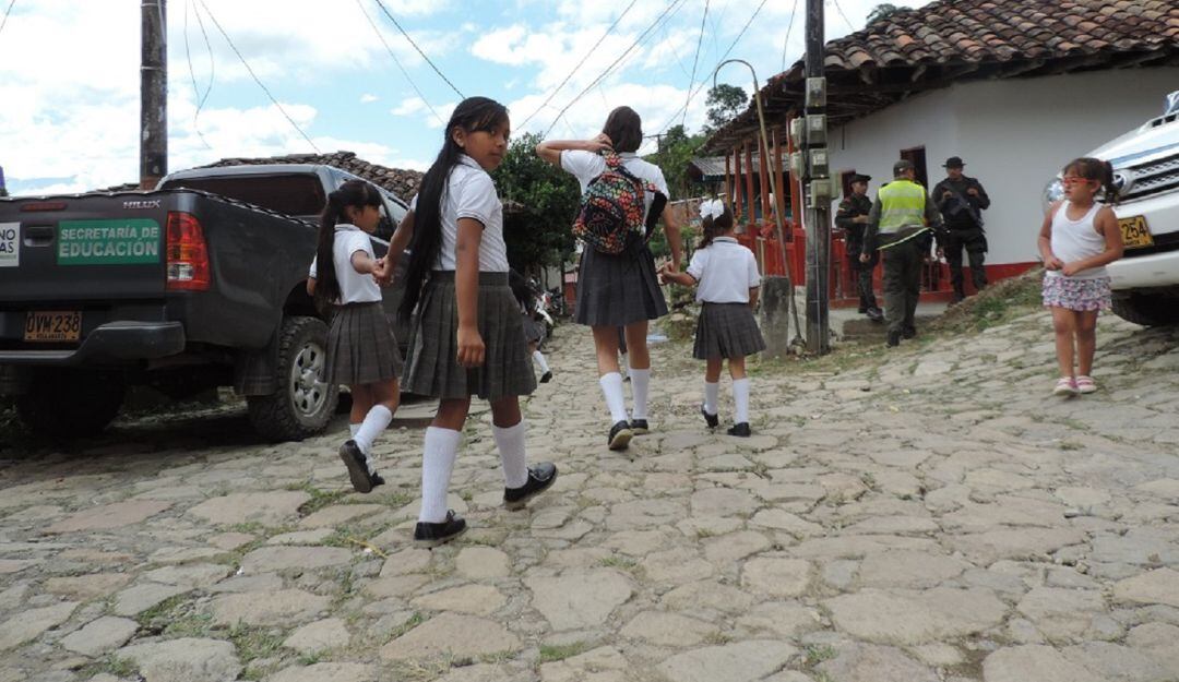 Transporte escolar en Caldas