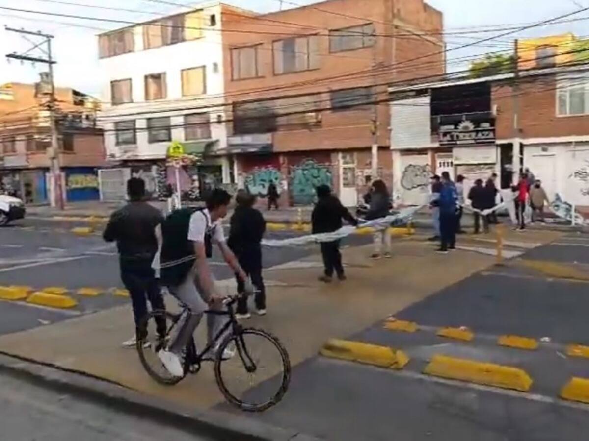 Colapso en la movilidad en el sur occidente de Bogotá por bloqueos de la comunidad