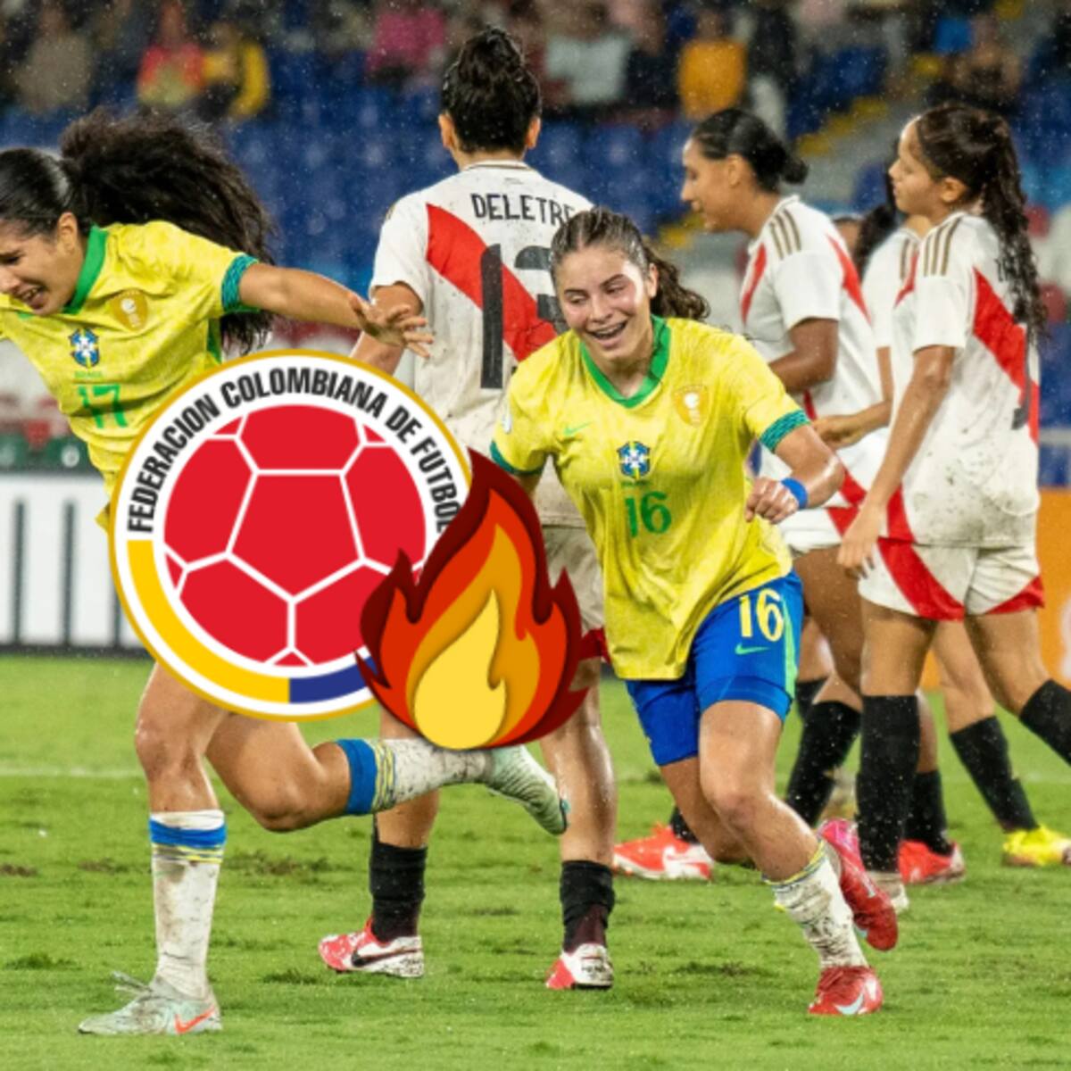 Así quedó Colombia en la tabla del Sudamericano Femenino Sub-17, tras la goleada de Brasil a Perú