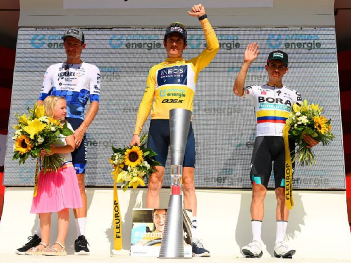 Geraint Thomas se queda con el Tour de Suiza; Sergio Higuita logra podio