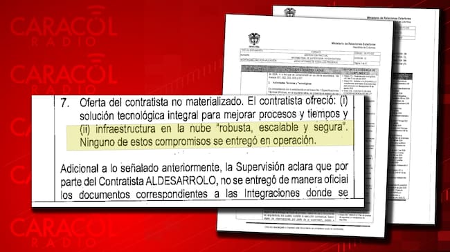 La seguridad de dicha nube, crucial para el cumplimiento del objeto del contrato, tampoco fue garantizada