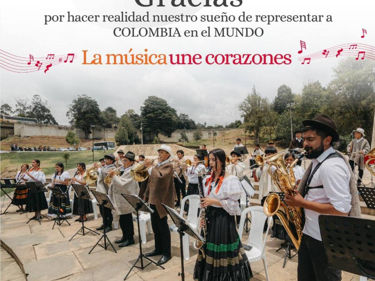 Banda Sinfónica de Samacá, representara a Colombia en España
